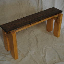 Reclaimed Pine Wood Bench - Products