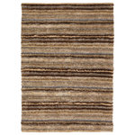 Chandra Rugs - Delight Hand-Woven Contemporary Rug, Rectangular Brown/Taupe/Ivory/Gold 5'x7'6" - Chandra Rugs Delight Hand-woven Contemporary Rug Rectangular Brown/Taupe/Ivory/Gold 5'x7'6"