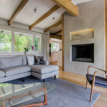 Woodland Hills Modern Kitchen and Living Room Remodel