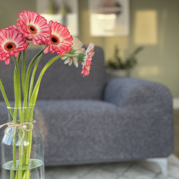 Grey Sofa Slipcover