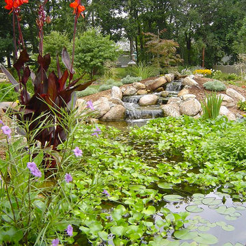 Ponds With Waterfalls