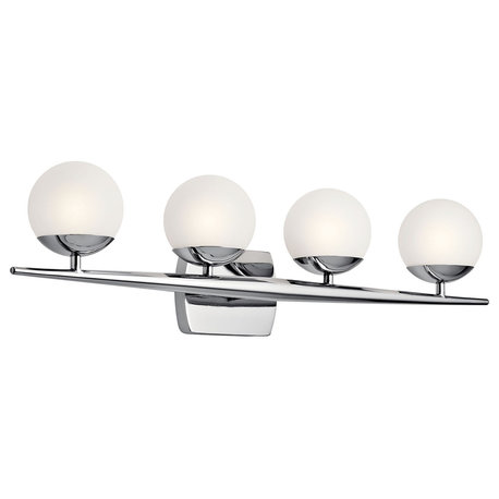 Kichler Jasper Bath Light, Chrome, 4