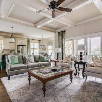 Weddington, NC- Open concept floor plan- Kitchen, dining, hearth and family room