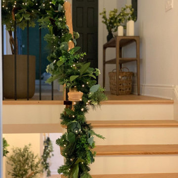 Christmas decoration in Outremont I Soft scandinavian style