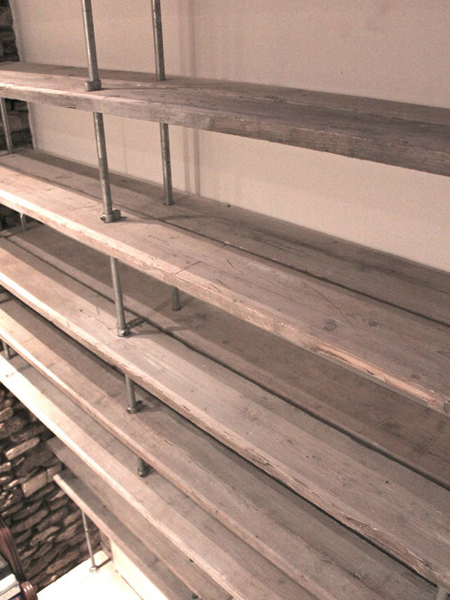 Reclaimed Scaffolding Board Shelving Houzz