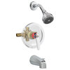 Belanger EBY90CCP Showerhead and Tub Faucet, Polished Chrome