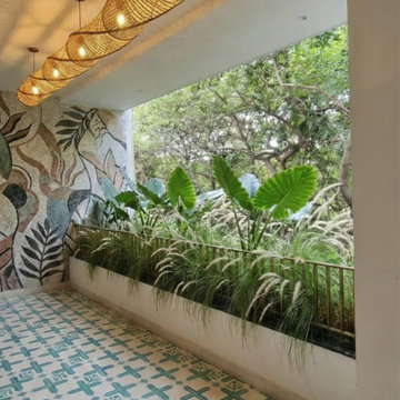 Ongoing Residential landscape at Adayar