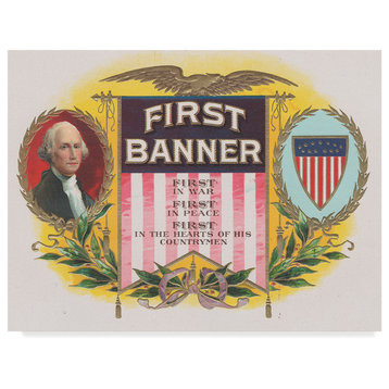Art Of The Cigar 'First Banner' Canvas Art