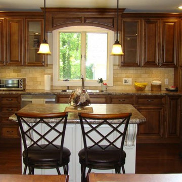 Custom Birch Cabinet Kitchen Remodel