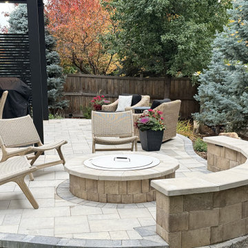 Luxury Outdoor Living Renovation in Grant Ranch | StruXure Pergola, Custom Fire