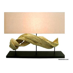 Modeco Drift Wave Table Lamp - SKU: 01-210464 - Table Lamps
