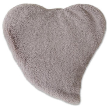 Hot and Cold - Heart Warmer - Ultra Luxe Plush Gray