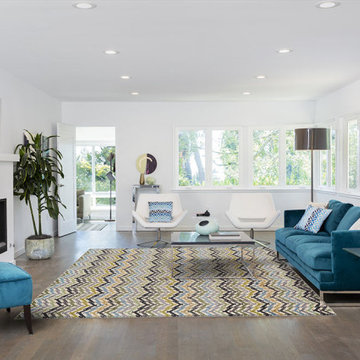 Aileen Area Rug in Gray & Cream