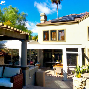 Beautiful veranda with motorized pergola FirstClass