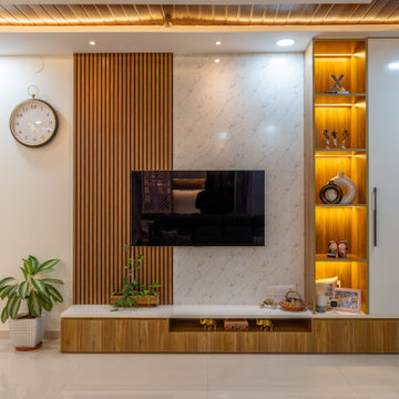 Front View of tv Pannel unit