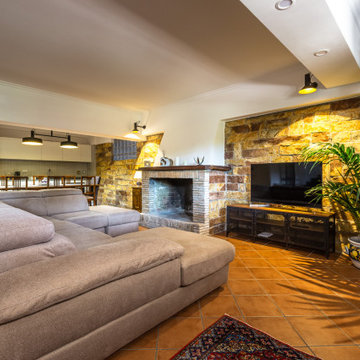 a casa di Monica e Luca