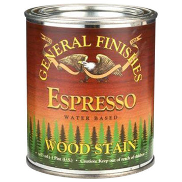 General Finishes Water Based Stain, Espresso, 1 Quart