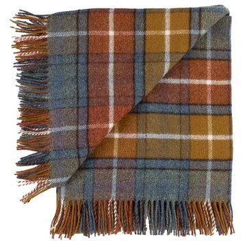 Prince of ScotsHighland Tweeds Shetland Wool Throw (Antique Buchanan)