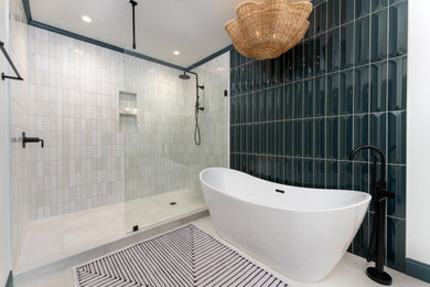 Inspiration for a craftsman bathroom remodel in Other