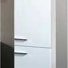 58" Wall-Mounted Storage Cabinet, Glossy White