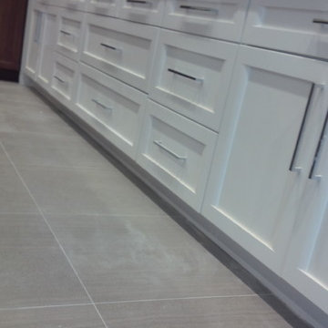 White and Walnut