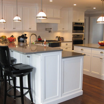 Full overlay white kitchen