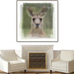 Kangaroo Portrait Artwork - Fine Art Prints