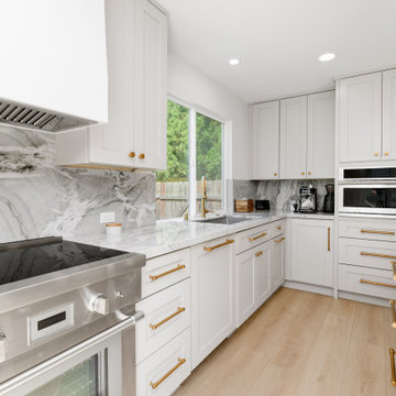 Kitchen Relocation and layout reconfiguration