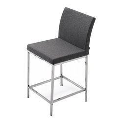 Contemporary Aria Chrome Stool by sohoConcept - Bar Stools And Counter Stools