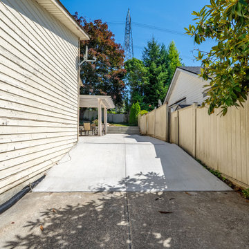 Backyard Concrete Patio Installation – Coquitlam Outdoor Living Space Upgrade