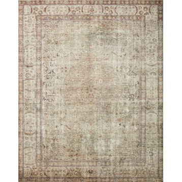 Loloi Margot Mat-01 Vintage and Distressed Rug, Antique and Sage, 8'6"x11'6"