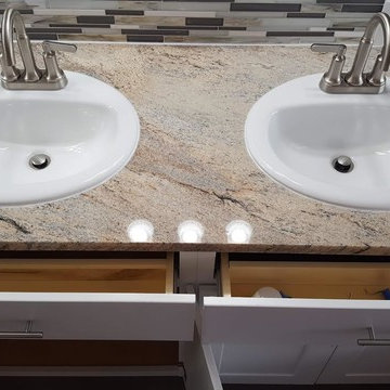 Light Colored Bathroom Remodel