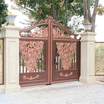 The beauty of the Roland series of fences and courtyard gates