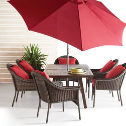 Monterey 7pc Dining Set - Umbrella Sold Separately - Outdoor Dining Sets