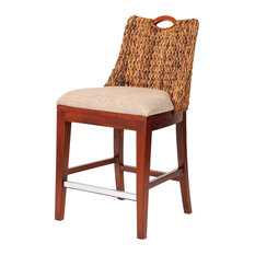 Alexander & Sheridan USA INC. - Belize Counter Chair In Sienna, Light Brown - Bar Stools and Counter Stools