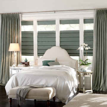 Crisp Clean Look For The Master Bedroom