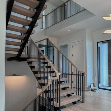 Project #122 | Freestanding Steel & Wood Staircase