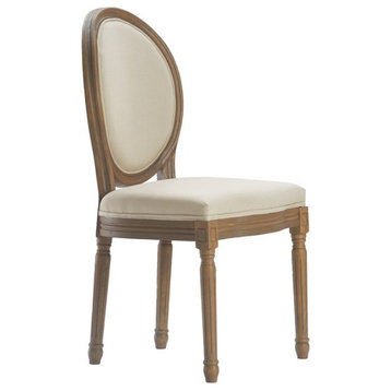 Finch Elmhurst Round Dining Chair Set of 2 Cream