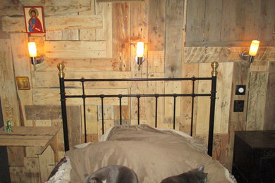 Inspiration for a shabby-chic style home design remodel in Malmo