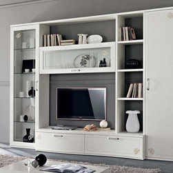 Italian Wall Unit Amalfi by SPAR - $3,999.00 - Entertainment Centers And Tv Stands