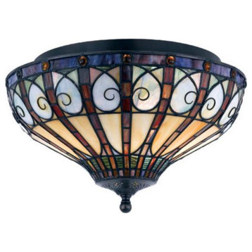 THE 15 BEST Victorian Stained Glass Flush-Mount Ceiling Lights for 2023 |  Houzz