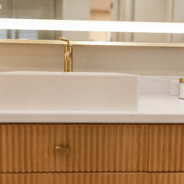Lux Modern Spa Master bathroom