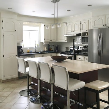Oak kitchen rejuvenated