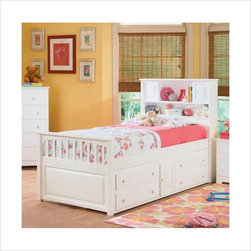 Bookcase Bed with Underbed 4 Drawer Chest - Kids Beds