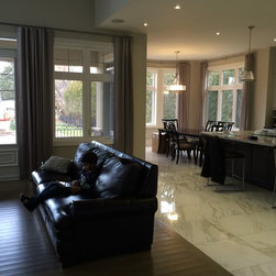 Oakville Custom Home - Curtains
