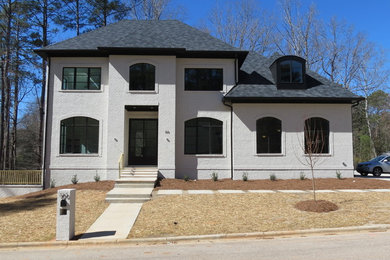 Inspiration for a modern home design remodel in Raleigh