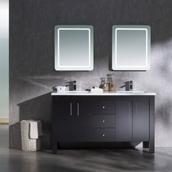 Bathroom Vanities with Solid Surface Top - Bathroom Vanities And Sink Consoles