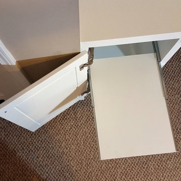Built-in Desk with Bookcase