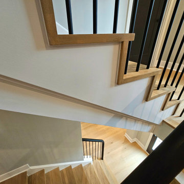 Project #115 | Staircase with Continuous Rail System Without Newels
