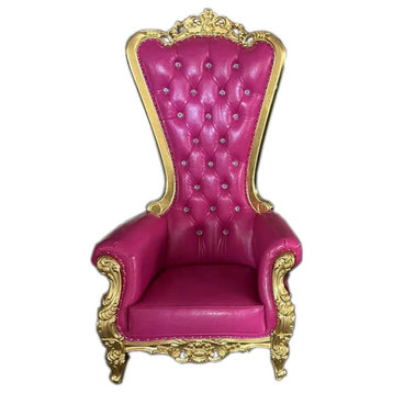 Infinity 43" Pink Tufted Club Chair